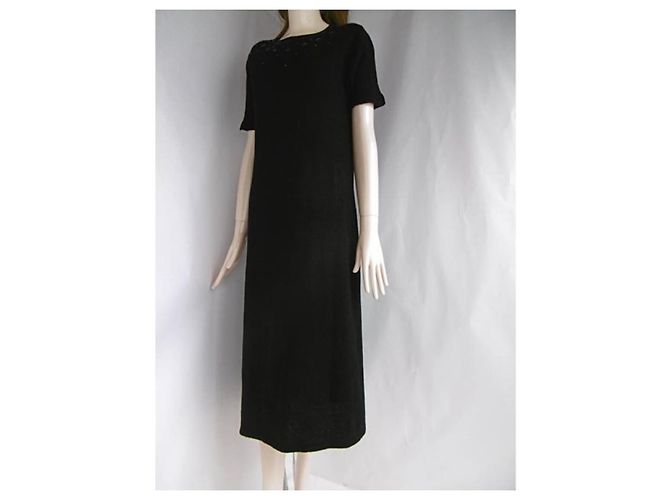 Balmain-Kleid mit Pailletten verziert Schwarz - Ansicht 12