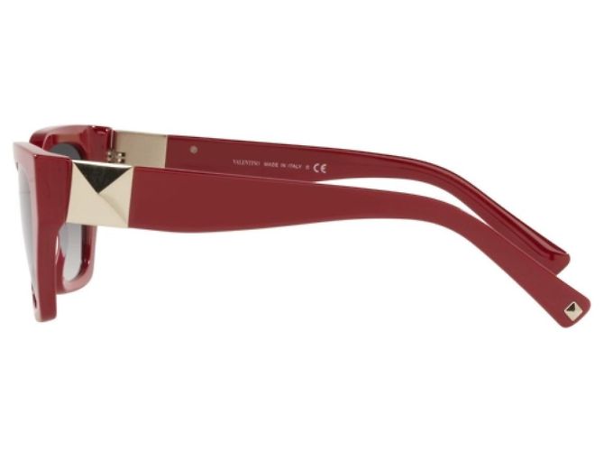 Valentino Sonnenbrille Rot Acryl - Ansicht 3