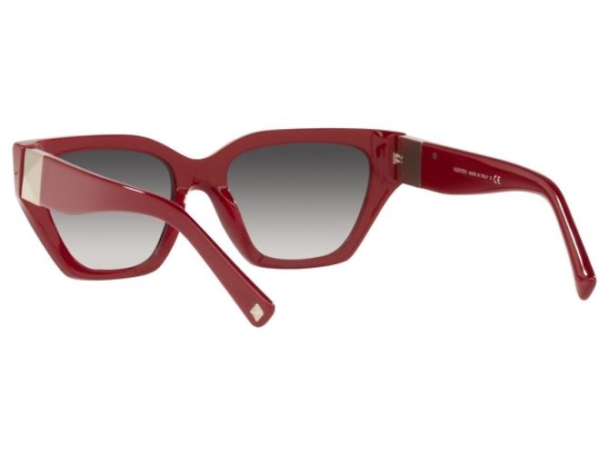 Valentino Sonnenbrille Rot Acryl - Ansicht 5