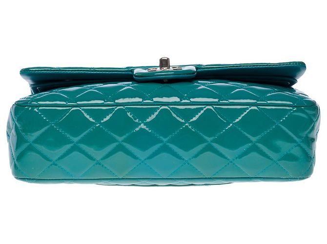 Sac Chanel Timeless/Classico in Pelle Blu - 101283 - vista 10