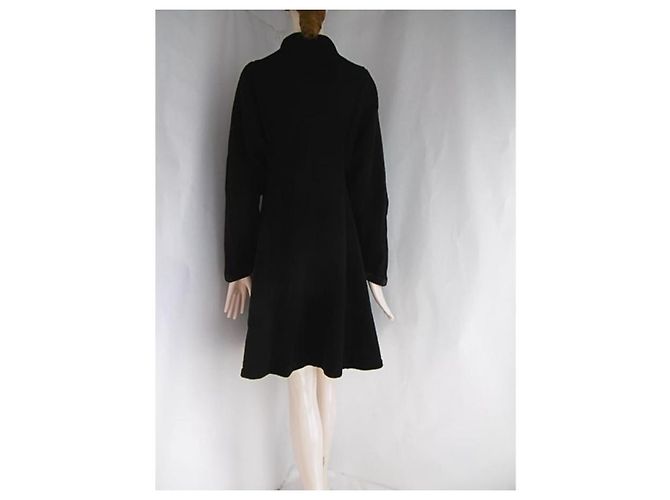 Abrigo de lana Hiroko Koshino Negro - vista 10