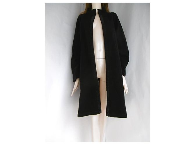 Abrigo de lana Hiroko Koshino Negro - vista 4