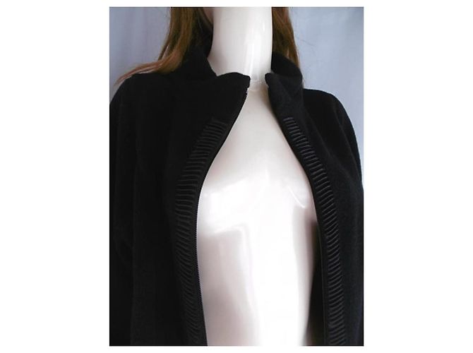 Abrigo de lana Hiroko Koshino Negro - vista 5
