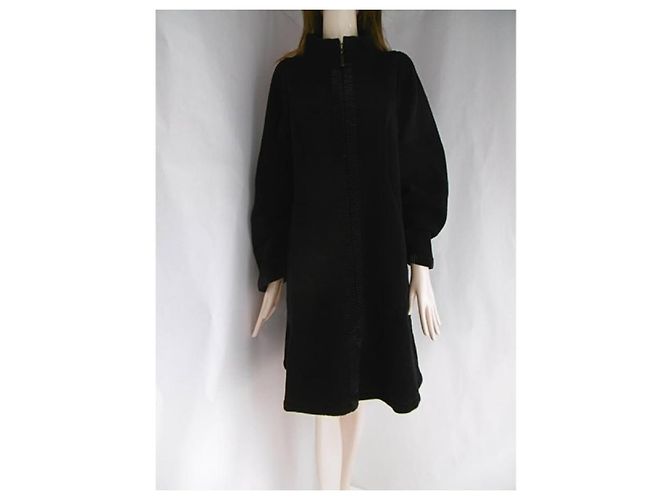 Abrigo de lana Hiroko Koshino Negro - vista 6