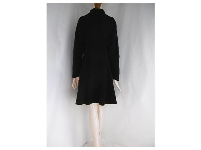 Abrigo de lana Hiroko Koshino Negro - vista 7