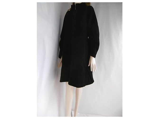 Abrigo de lana Hiroko Koshino Negro - vista 9