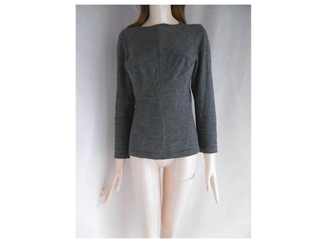 Camicetta in lana Junya Watanabe Grigio - vista 8