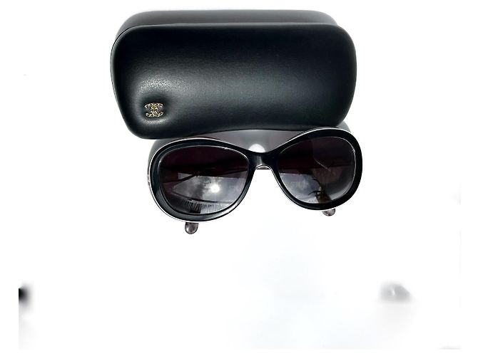 Cambon Chanel 5219 C.1312/3F 5717 135 3N Nero Silver hardware - vista 11