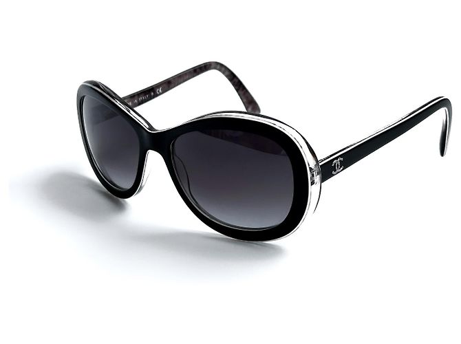 Cambon Chanel 5219 C.1312/3F 5717 135 3N Nero Silver hardware - vista 2
