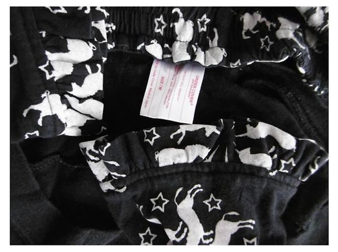 Undercover-Tunika mit Einhorn-Muster Schwarz - Ansicht 6