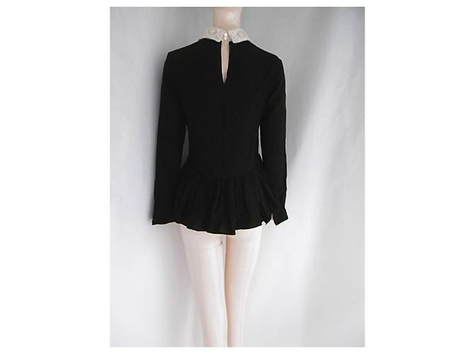 Blusa Opening Ceremony a maniche lunghe Nero Crudo - vista 11
