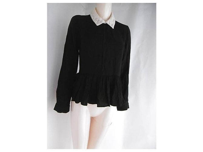 Blusa Opening Ceremony a maniche lunghe Nero Crudo - vista 6