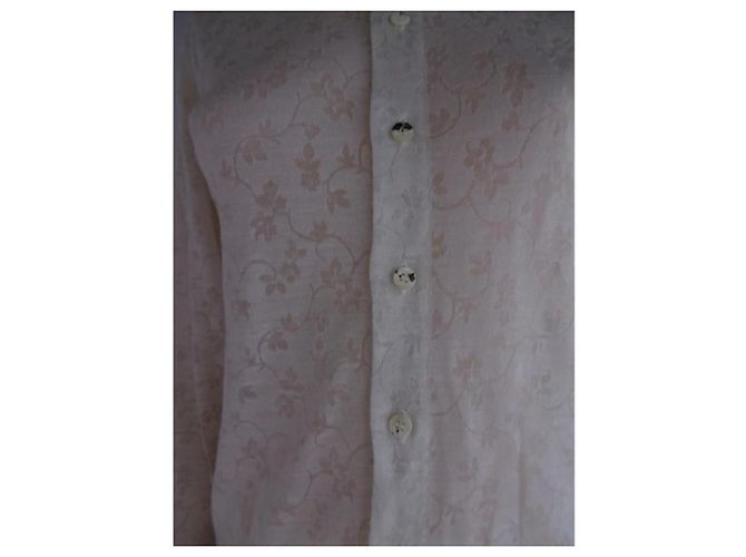 Blusa Comme des Garcons de encaje floral transparente Crudo - vista 9