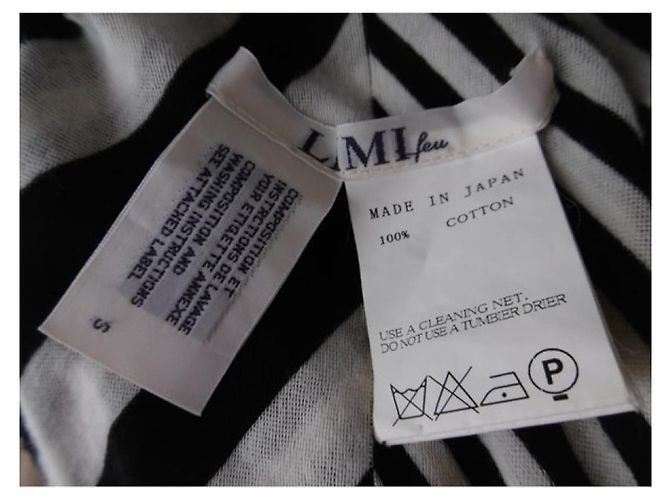 Top asimétrico Limi Feu Negro Blanco - vista 7