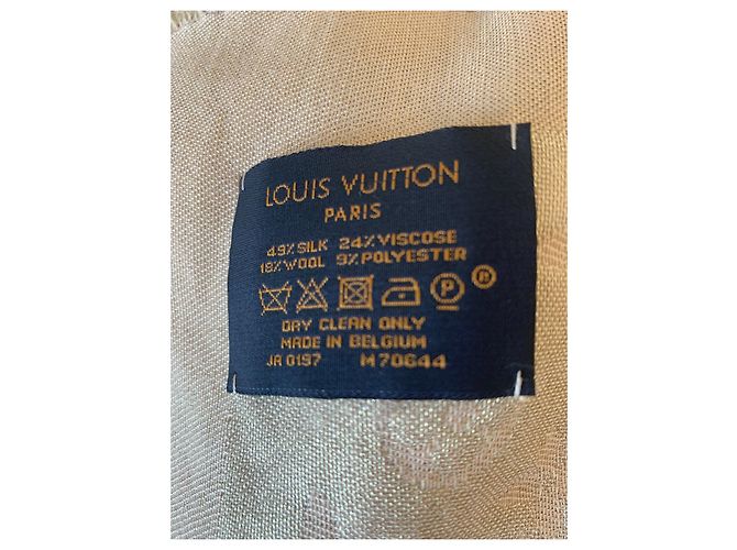 Tela Louis Vuitton Monogram Shine Beige - vista 8