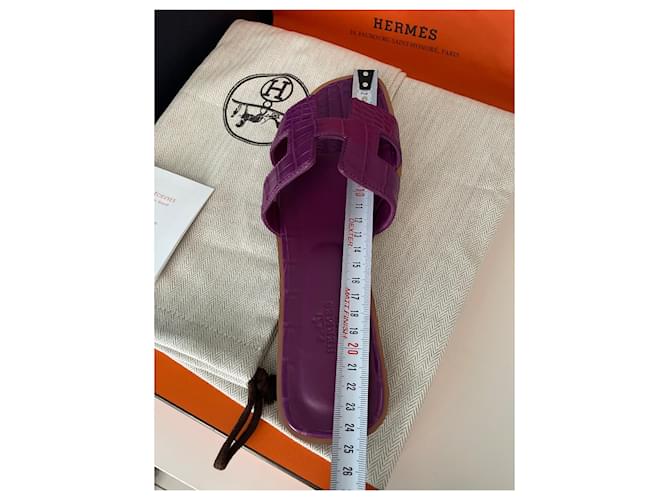 Hermès - alligatore Orano Viola scuro - vista 4