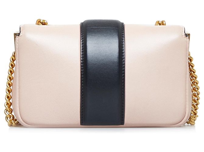 Fendi Catena Mini Baguette Rosa - vista 3