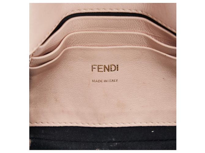 Fendi Catena Mini Baguette Rosa - vista 7