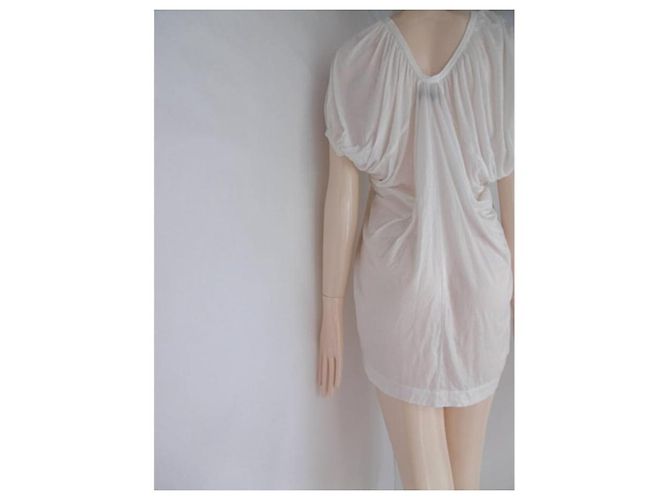 Túnica Tricot Comme des Garcons Bow Front Top Branco - vista 8