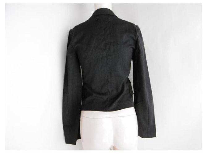 Giacca corta Comme des Garcons Grigio antracite - vista 3