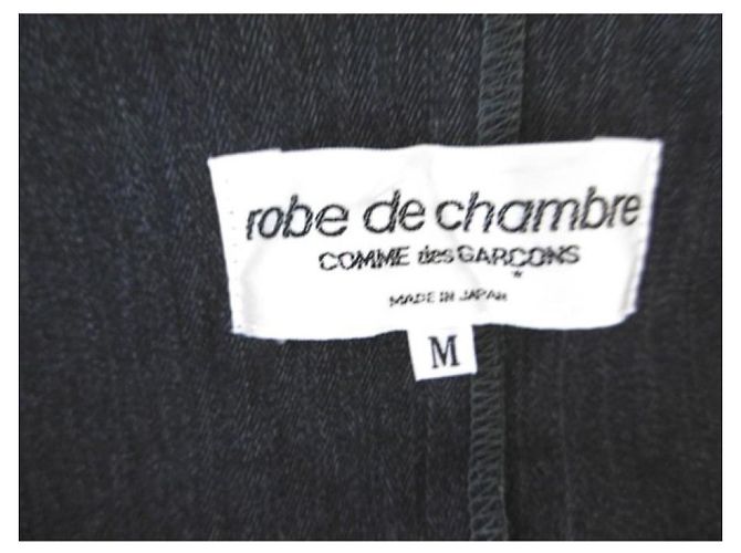 Giacca corta Comme des Garcons Grigio antracite - vista 4