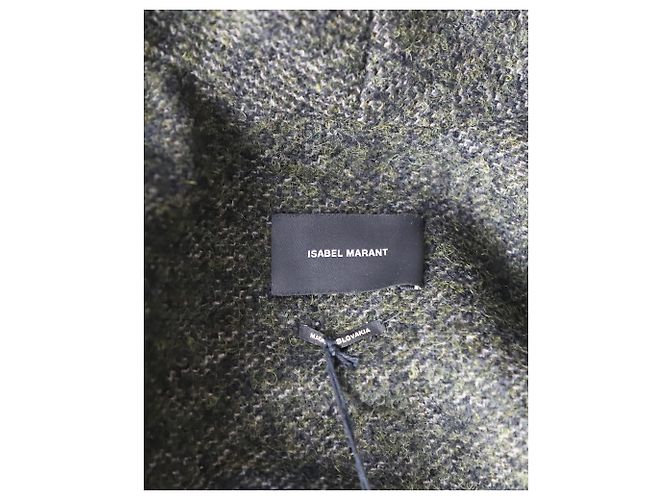 Isabel Marant Sequined Jacket in Green Wool - view 4