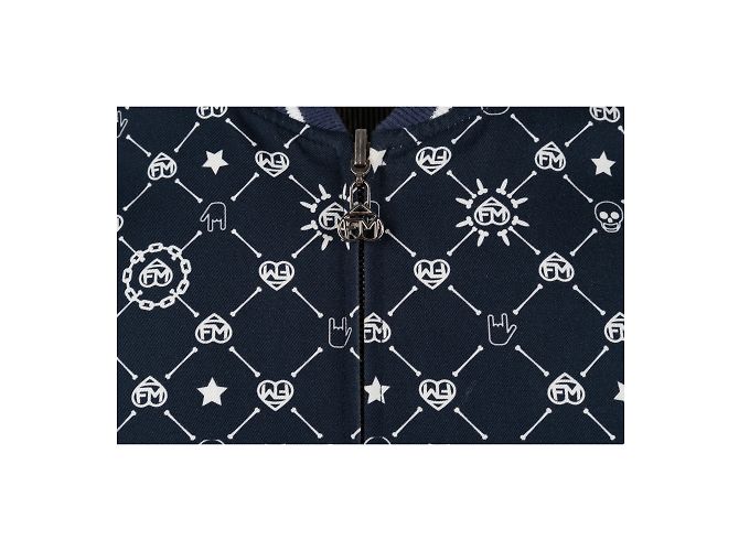 Autre Marque Wende-Bomberjacke der Collection Privée Blau - Ansicht 9