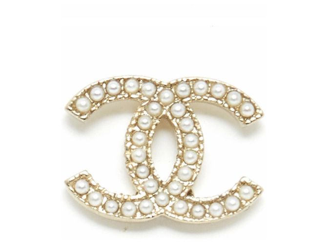 Chanel CC GOLDEN M PERLE REGOLARI D'oro - vista 2