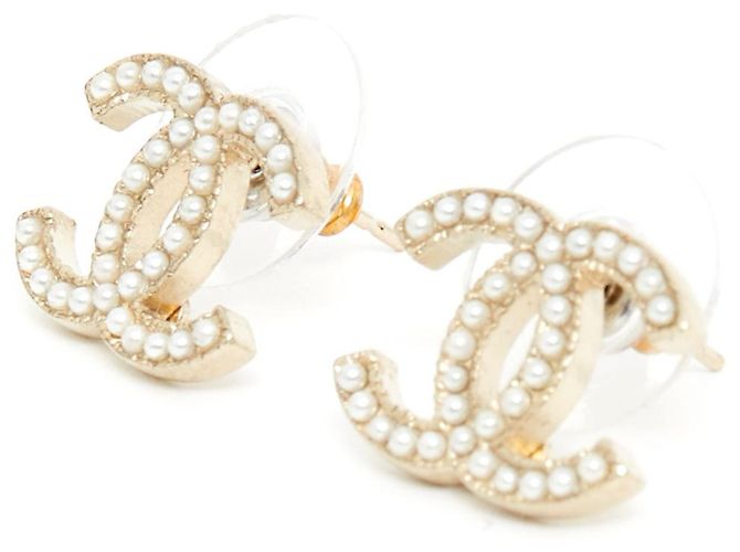 Chanel CC GOLDEN M PERLE REGOLARI D'oro - vista 3