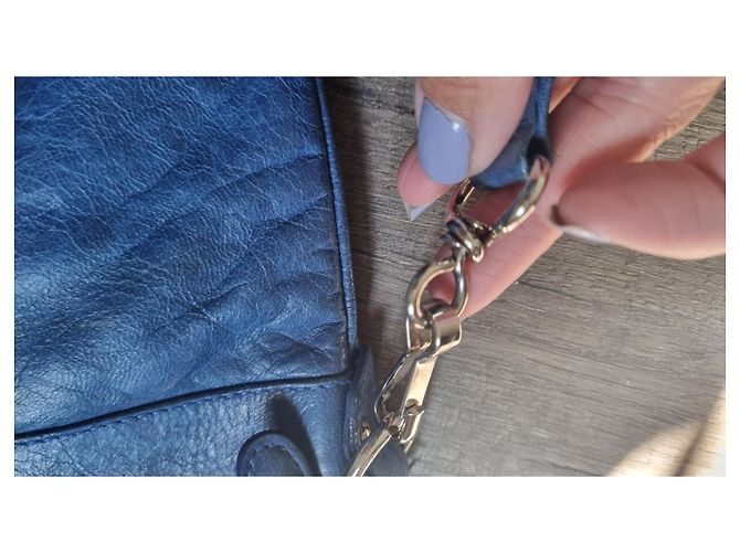 Pochette Balenciaga Blu - vista 3
