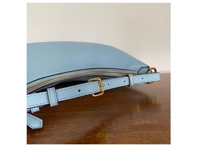 Borsa hobo Fendigraphy Fendi in pelle celeste Blu chiaro - vista 12