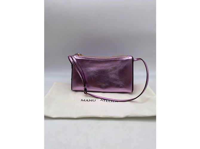 Autre Marque Borse Manu Atelier T. Pelle Rosa - vista 7