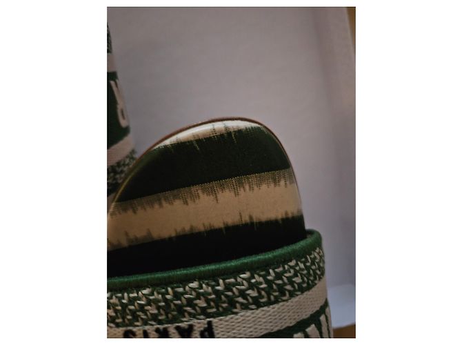 Mule Dior DWAY Florilegio verde cotone - vista 3