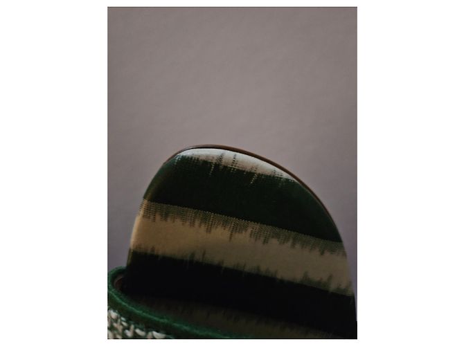 Mule Dior DWAY Florilegio verde cotone - vista 4