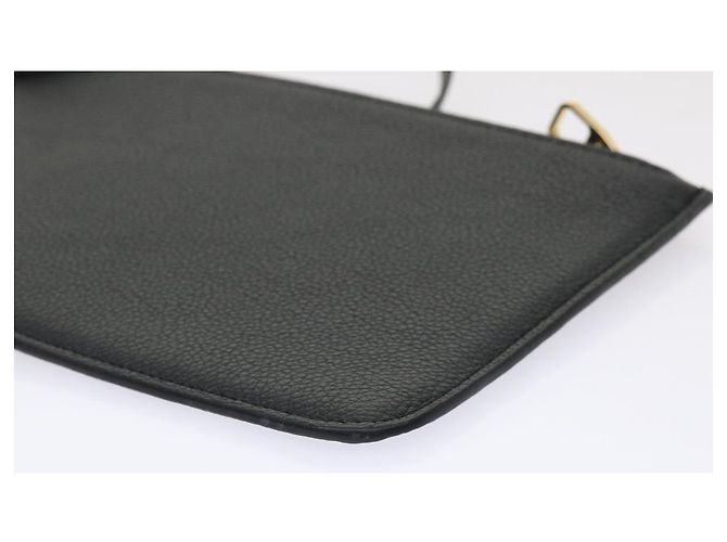 LOUIS VUITTON Monogram Empreinte Neverfull MM M46040 Pochette Noir LV Auth 46795 - vue 15