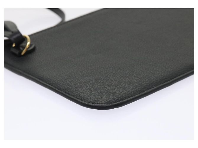 LOUIS VUITTON Monogram Empreinte Neverfull MM M46040 Pochette Noir LV Auth 46795 - vue 16