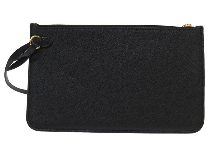 LOUIS VUITTON Monogram Empreinte Neverfull MM M46040 Pochette Noir LV Auth 46795 - vue 2