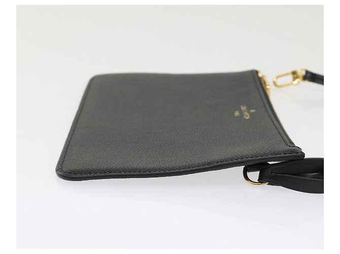 LOUIS VUITTON Monogram Empreinte Neverfull MM M46040 Pochette Noir LV Auth 46795 - vue 4