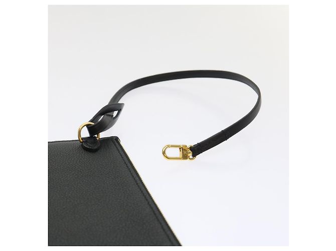 LOUIS VUITTON Monogram Empreinte Neverfull MM M46040 Pochette Noir LV Auth 46795 - vue 7