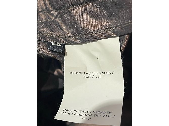 Gonne TOM FORD T.IT 38 Seta Marrone - vista 7