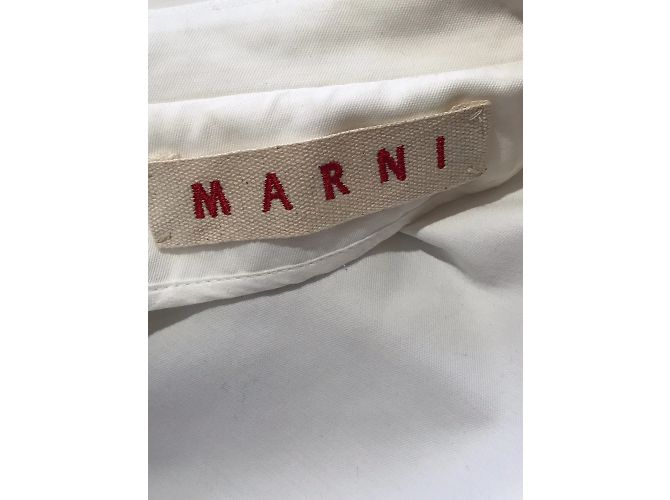 MARNI Chaquetas T.International L Algodón Blanco - vista 6