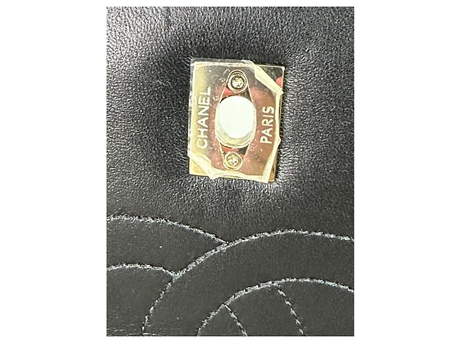 Trendy CC Chanel Trendige kleine CC-Handtasche mit Tragegriff oben Schwarz - Ansicht 9