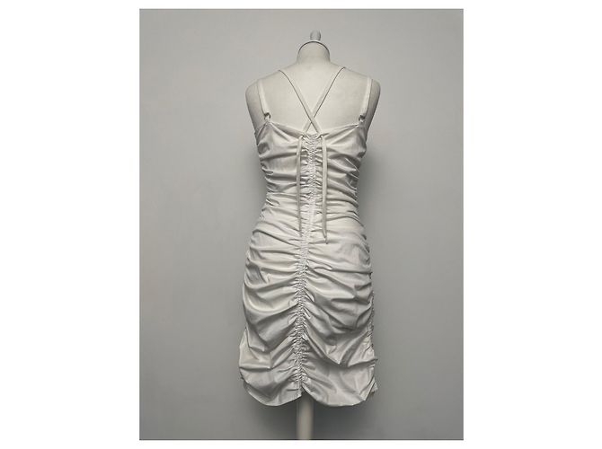 Autre Marque Vestido 1017 Alyx 9SM Blanco de Algodón - vista 3