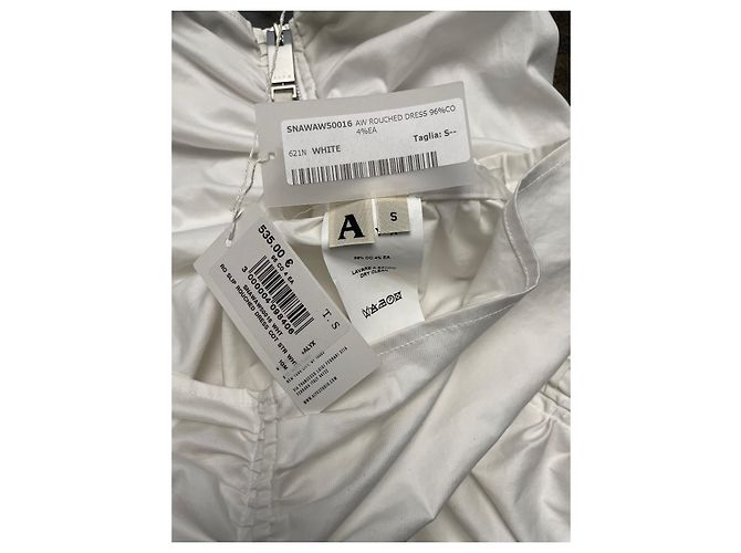 Autre Marque Vestido 1017 Alyx 9SM Blanco de Algodón - vista 6