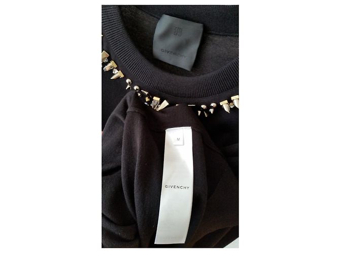 GIVENCHY BLACK WOOL SWEATER Nero - vista 4