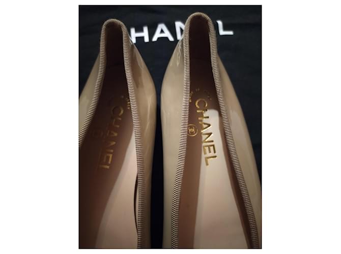 Chanel bailarines Beige - vista 4