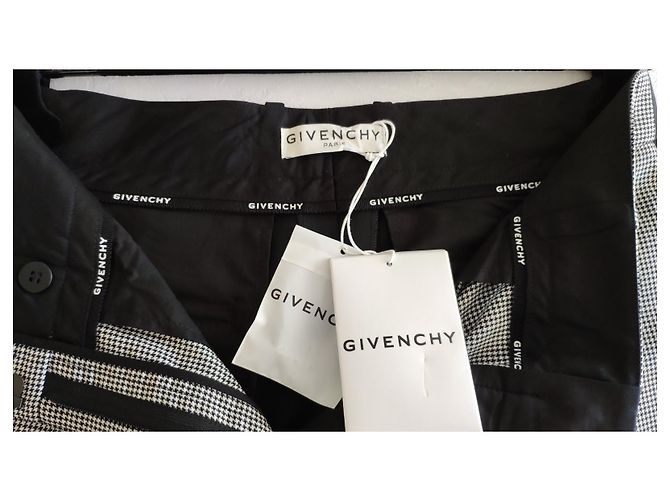 Givenchy Wollhose schwarz weiß Mehrfarben - Ansicht 3