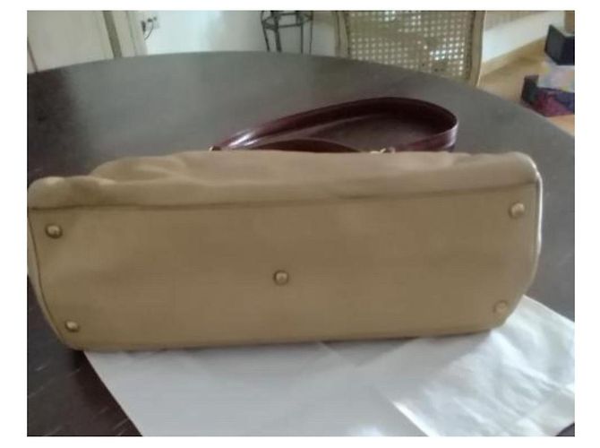 FENDI GROSSER LEDER-PEEKABOO Beige - Ansicht 8