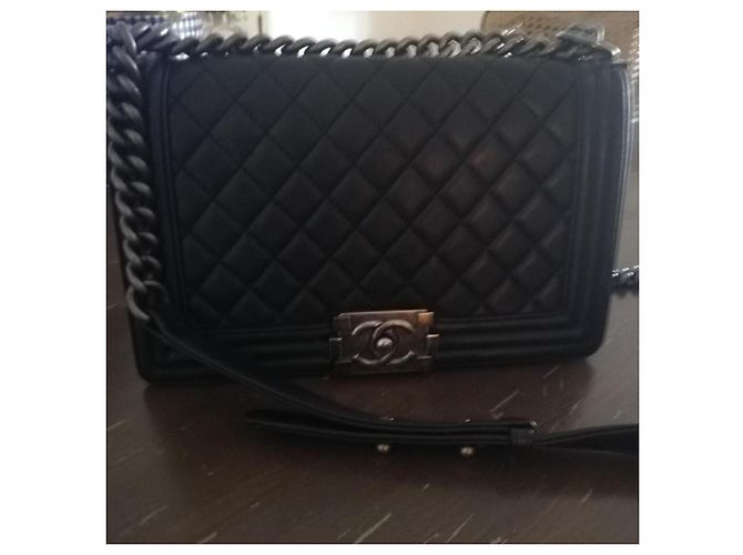 Boy Borsa media nera per bambino Chanel Nero - vista 9