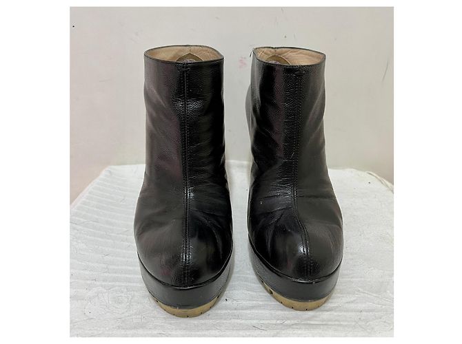 Yves Saint Laurent YSL botines Trip Too Negro - vista 3